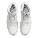 Кросівки Jordan 1 Mid Grey Camo DC9035-100 Білий/сірий