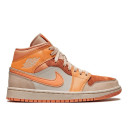 Кроссовки Jordan 1 Mid Apricot Orange DH4270-800 Оранжевый
