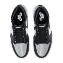 Кросівки Jordan 1 Retro High Silver Toe CD0461-001 Чорний/сірий