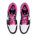 Кросівки Jordan 1 Low Black Active Fuchsia CK3022-005 Різнокольорові