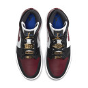 Кросівки Jordan 1 Mid Black Dark Beetroot CZ4385-016 Бордовий, Різнокольорові