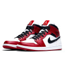 Кроссовки Jordan 1 Mid Chicago 554724-173 Белый/красный