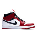 Кроссовки Jordan 1 Mid Chicago 554724-173 Белый/красный