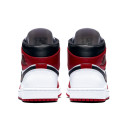 Кроссовки Jordan 1 Mid Chicago 554724-173 Белый/красный