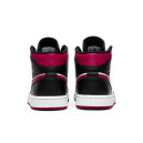 Кроссовки Jordan 1 Mid Bred Toe 554724-066 Бордовый, Разноцветные