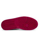 Кроссовки Jordan 1 Mid Bred Toe 554724-066 Бордовый, Разноцветные