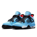 Кроссовки Jordan 4 Retro Travis Scott Cactus Jack AJ4-882333-LN4 Голубой