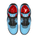 Кроссовки Jordan 4 Retro Travis Scott Cactus Jack AJ4-882333-LN4 Голубой
