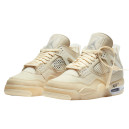 Кросівки Jordan 4 Retro Off-White Sail CV9388-100 Бежевий