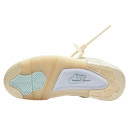 Кросівки Jordan 4 Retro Off-White Sail CV9388-100 Бежевий
