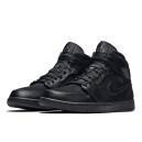 Кроссовки Jordan 1 Mid Triple Black 554724-050 Черный