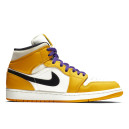 Кросівки Jordan 1 Mid SE Lakers 852542-700 Жовтий