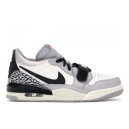 Кросівки Jordan Legacy 312 Low Tech Grey Fire Red Black CD7069-101 Чорний/сірий