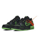 Кроссовки Nike Air Rubber Dunk Off-White Green Strike CU6015-001 Черный/зеленый