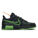 Кроссовки Nike Air Rubber Dunk Off-White Green Strike CU6015-001 Черный/зеленый