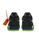 Кроссовки Nike Air Rubber Dunk Off-White Green Strike CU6015-001 Черный/зеленый