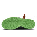 Кроссовки Nike Air Rubber Dunk Off-White Green Strike CU6015-001 Черный/зеленый