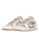 Кроссовки Jordan 1 Low White Tan DN6999-100 Бежевый