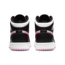 Кроссовки Jordan 1 Mid White Light Arctic Pink 555112-103 Разноцветные