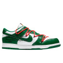 Кросівки Nike Dunk Low Off-White Pine Green CT0856-100 Зелений