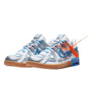 Кроссовки Nike Air Rubber Dunk Off-White UNC CU6015-100 Серый/синий