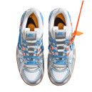 Кроссовки Nike Air Rubber Dunk Off-White UNC CU6015-100 Серый/синий