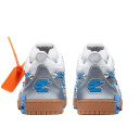 Кроссовки Nike Air Rubber Dunk Off-White UNC CU6015-100 Серый/синий