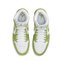 Кроссовки Jordan 1 Mid Green Python DV2959-113 Белый/зеленый