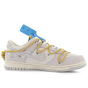 Sneakers Nike Dunk Low Off-White Lot 34 of 50 DJ0950-102 White/gray