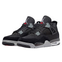 Кросівки Jordan 4 Retro Black Canvas DH7138-006 Чорний/білий