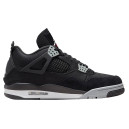 Кросівки Jordan 4 Retro Black Canvas DH7138-006 Чорний/білий