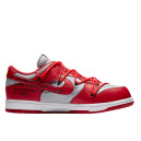 Кросівки Nike Dunk Low Off-White University Red CT0856-600 Білий/червоний