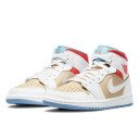 Кросівки Jordan 1 Mid SE Sesame CZ0774-200 Різнокольорові