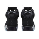 Кроссовки Jordan 6 Retro Chrome Metallic Silver DX2836-001 Черный