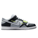 Кросівки Nike Dunk Low Scrap Wolf Grey Light Lemon Twist DC9723-001 Чорний/сірий