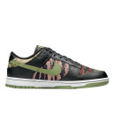 Кроссовки Nike Dunk Low Black Multi Camo DH0957-001 Разноцветные