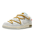 Кросівки Nike Dunk Low Off-White Lot 37 of 50 DJ0950-105 Білий/сірий