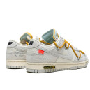 Кросівки Nike Dunk Low Off-White Lot 37 of 50 DJ0950-105 Білий/сірий