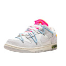 Кроссовки Nike Dunk Low Off-White Lot 38 of 50 DJ0950-113 Белый/серый