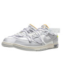 Кроссовки Nike Dunk Low Off-White Lot 49 of 50 DM1602-123 Белый/серый