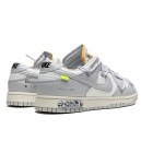 Кроссовки Nike Dunk Low Off-White Lot 49 of 50 DM1602-123 Белый/серый