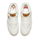 Кросівки Jordan 4 x Levi's White Denim AQ9103-100 Бежевий