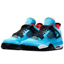 Sneakers Jordan 4 Retro x Travis Scott Cactus Jack Houston Oilers 308497-406 White/blue