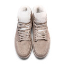 Кросівки Jordan 1 Rerto Mid Beige Winter С МЕХОМ Бежевий