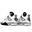 Кросівки Jordan 4 Retro White Cement Winter З ХУТРОМ Білий/сірий