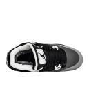 Кросівки Jordan 4 Retro Black Grey White Winter С МЕХОМ Чорний/сірий