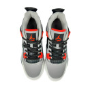 Кросівки Jordan 4 Retro Grey Red Termo Winter С ФЛИСОМ Сірий