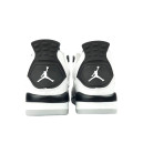 Кросівки Jordan 4 Retro White Black Termo З ФЛІСОМ Чорний/білий
