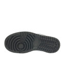 Кросівки Jordan 1 Retro High Black White Winter С МЕХОМ Чорний/білий