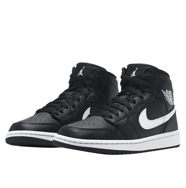 Jordan 1 Mid Black White BQ6472-011